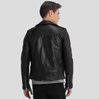 Men’s Black Perfecto Biker Leather Jacket