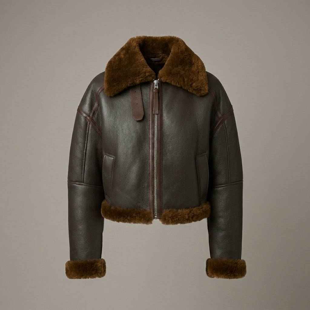 Women’s  Shearling Leather Jacket