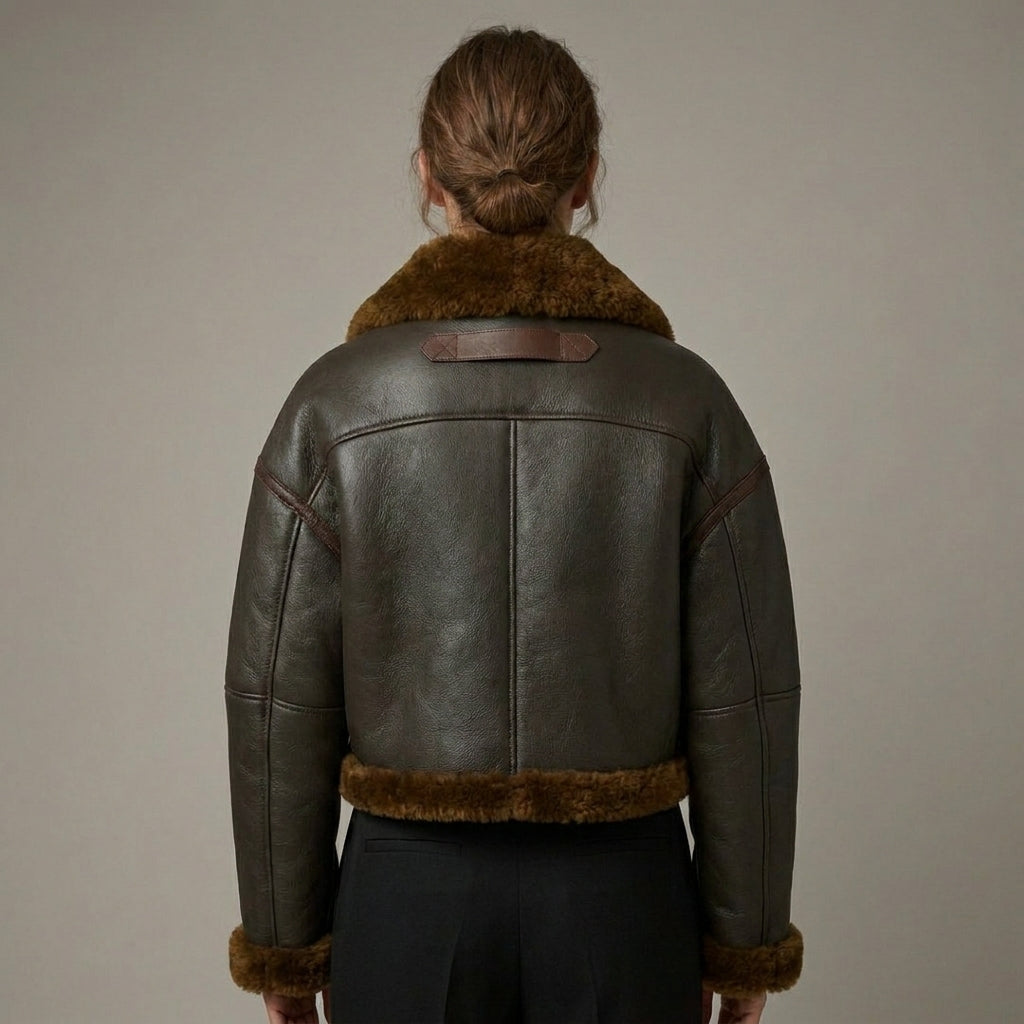 Women’s  Shearling Leather Jacket
