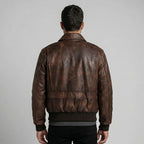 Men’s Aviator Brown WWII Flying Bomber Jacket