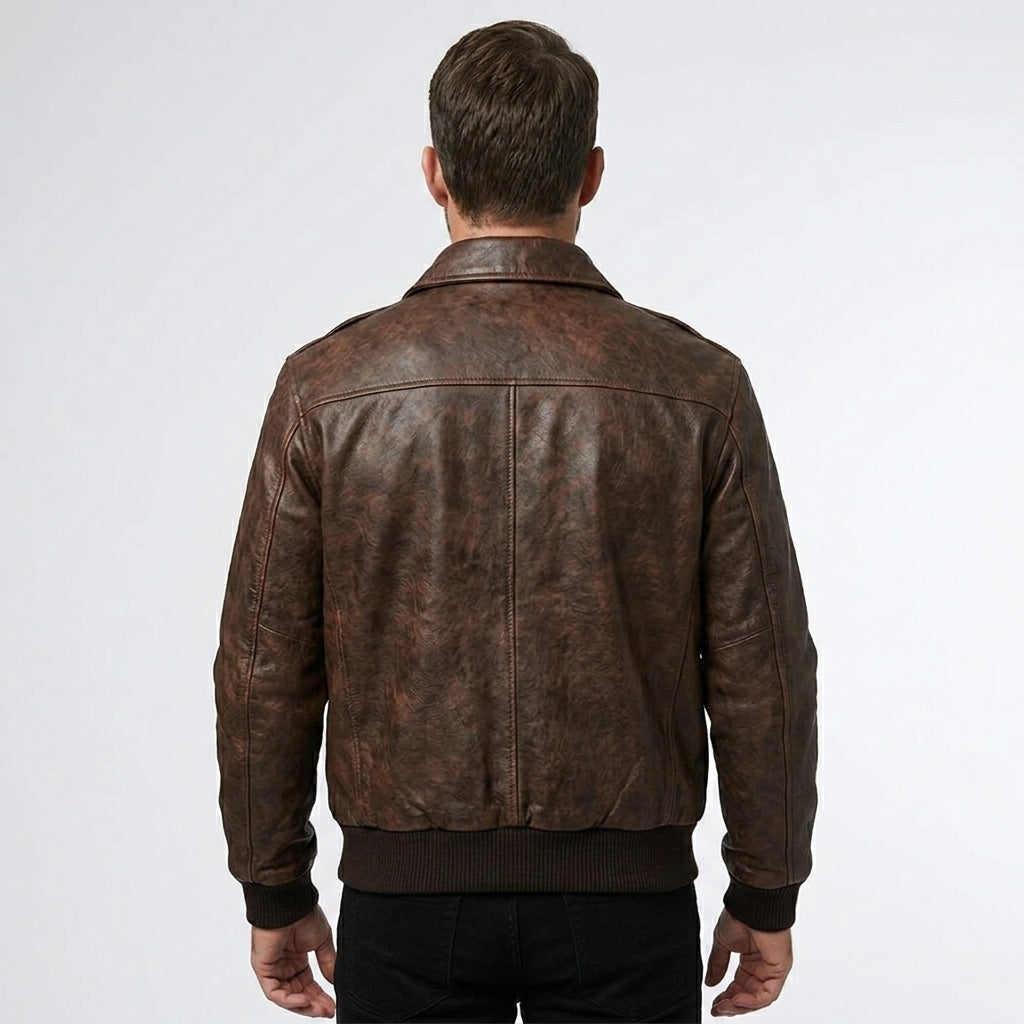 Men’s Merlin Hixon Heritage Motorcycle Jacket – Classic Vintage Biker Style
