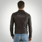 Men’s Brown Heritage Motorcycle Jacket