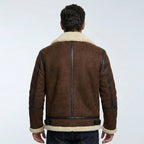 Elite B-3 Bomber Leather Jacket for Men