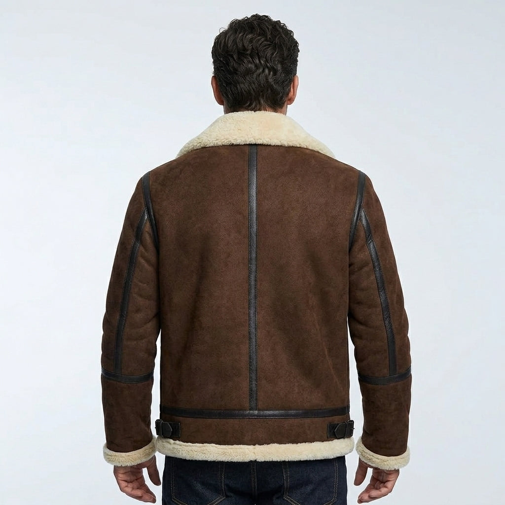 Elite B-3 Bomber Leather Jacket for Men