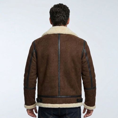 Elite B-3 Bomber Leather Jacket for Men