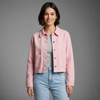 Blush Classic Pink Denim Jacket