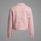 Blush Classic Pink Denim Jacket