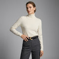 Braided Black Leather Belt with Gold Buckle