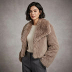 Brown Faux Fur Coat