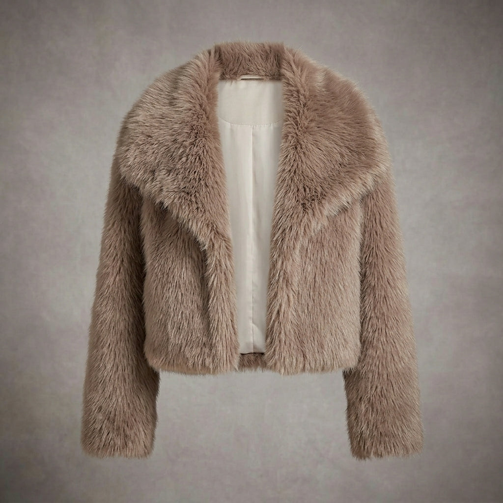 Brown Faux Fur Coat