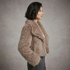 Brown Faux Fur Coat