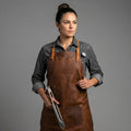 Brown Leather Work Apron