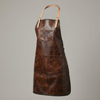 Brown Leather Work Apron