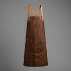 Brown Leather Work Apron