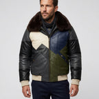 Women’s Leather Bomber Jacket – Classic Street Style Outerwear