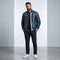 Men’s Leather Bomber Jacket – Classic Aviator Street Style Outerwear
