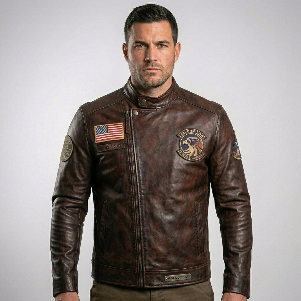 Men’s 73 Brown Leather Jacket