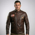 Men’s 73 Brown Leather Jacket