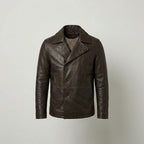 Strellson Foster Leather Peacoat Jacket
