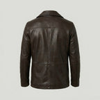 Strellson Foster Leather Peacoat Jacket