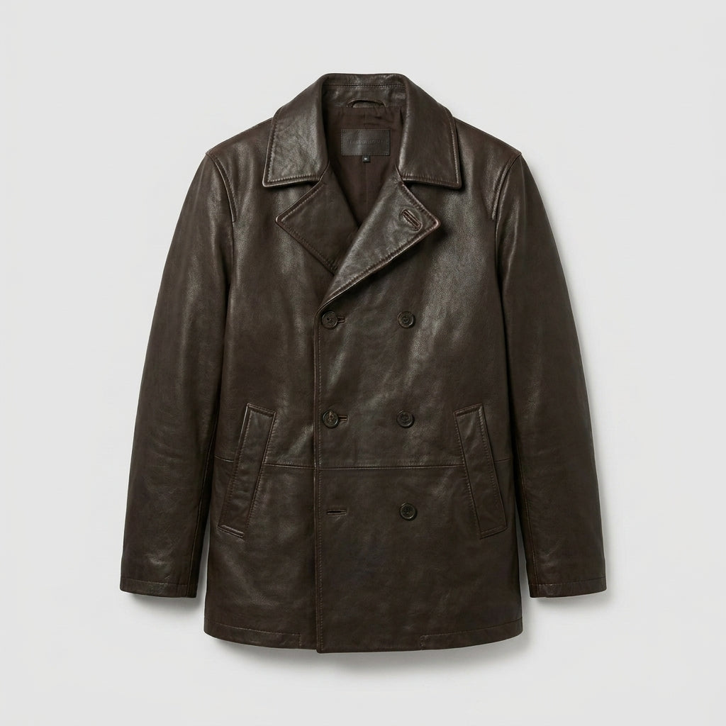 Strellson FOSTER Mocha Brown Leather Jacket