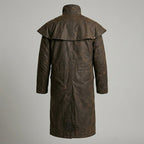 Men’s Low Rider Leather Duster Coat – Durable Western Outback Style