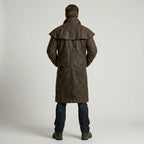Men’s Low Rider Leather Duster Coat – Durable Western Outback Style