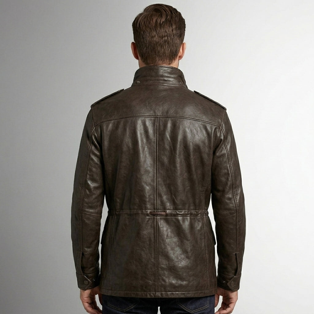 Men’s M-65 Field Leather Jacket