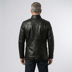 Men’s Exclusive Black Leather Coat