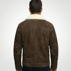 Men’s Vintage Spanish Merino Shearling Leather Jacket
