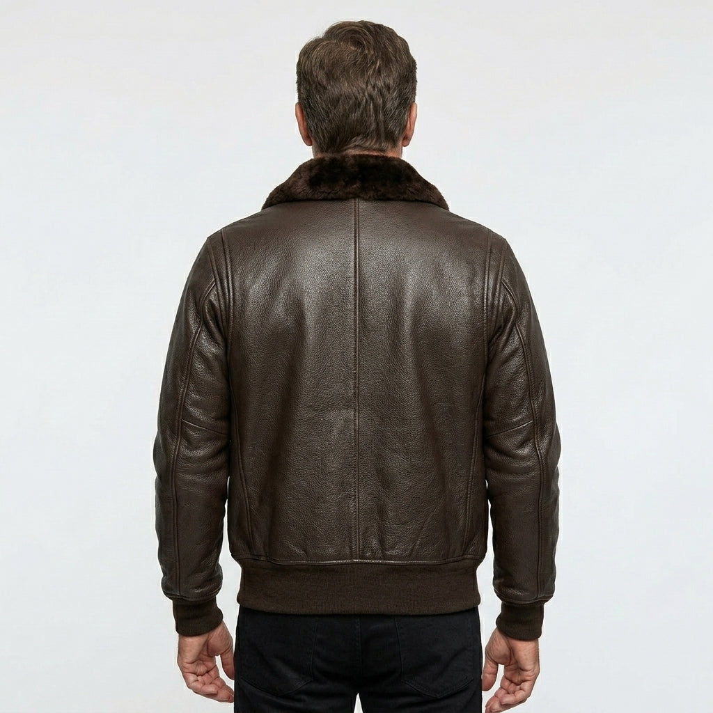 Men’s Designer Leather Jacket – Luxury Inspired Classic Outerwear