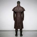 Men’s Punk Rave Lannister Coat – Gothic Steampunk Long Trench Style