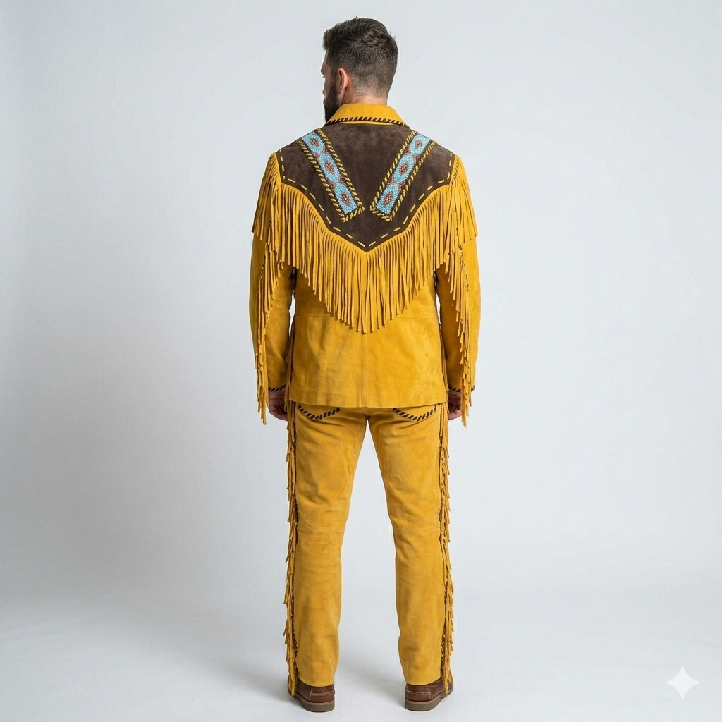 Men’s Authentic Western Leather Jacket – Vintage Rancher Style