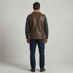 Men’s Shearling Fur Flight Pilot Vest – WW2 Sheepskin Aviator Gilet