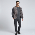 Men’s Tuscany V-Collar Shearling Leather Fur Vest – Premium Winter Gilet