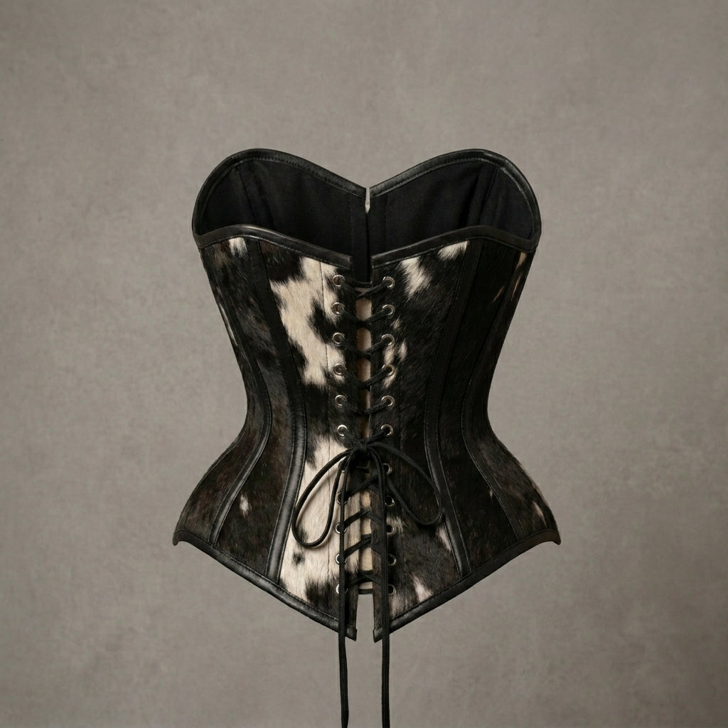Handmade Cowhide Leather Corset