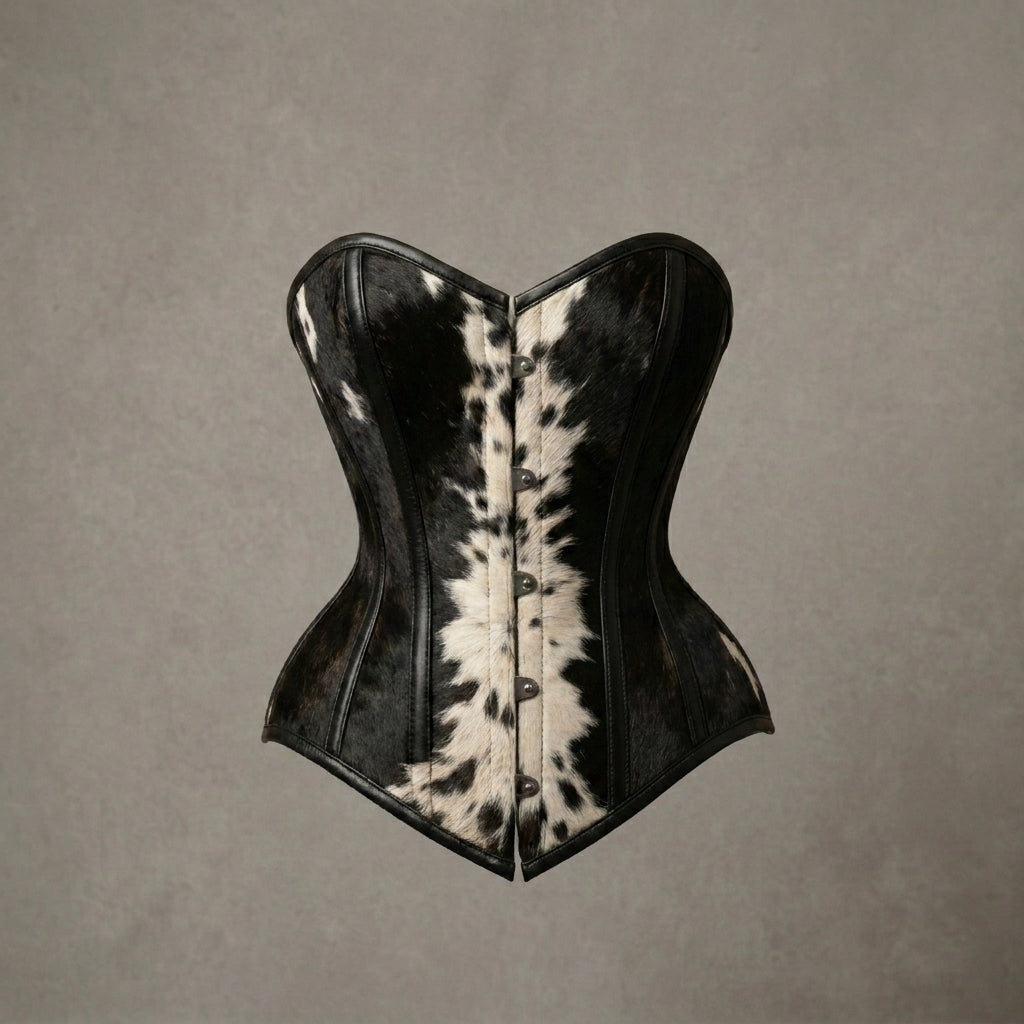Handmade Cowhide Leather Corset