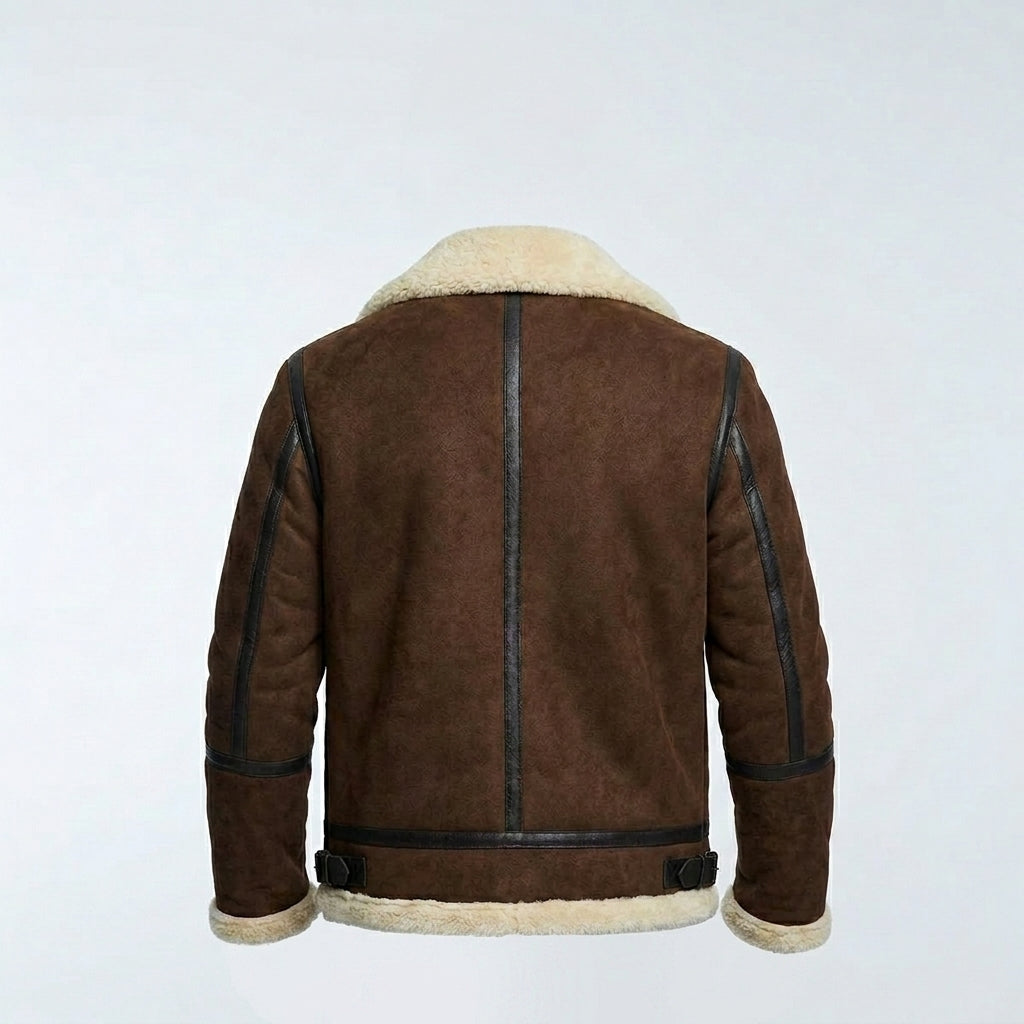 Elite B-3 Bomber Leather Jacket for Men