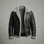Winter Warrior B-3 Bomber Leather Jacket