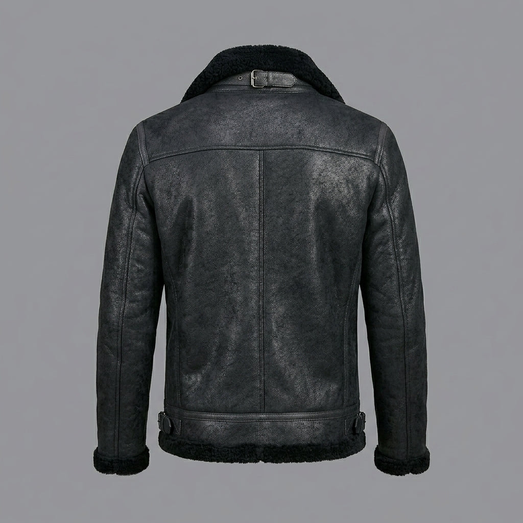 Men’s B-3 Shearling Leather Flying Jacket