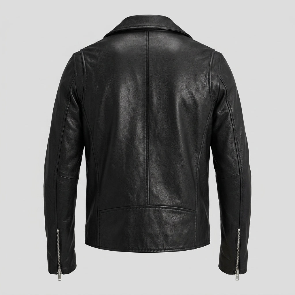 Men’s Black Perfecto Biker Leather Jacket