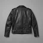 Men’s Asymmetrical Cafe Racer Cowhide Leather Jacket