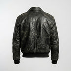 Men’s Vintage Military Flight Leather Jacket