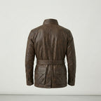 Men’s Trialmaster Panther Leather Biker Jacket
