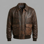 Men’s Aviator Brown WWII Flying Bomber Jacket
