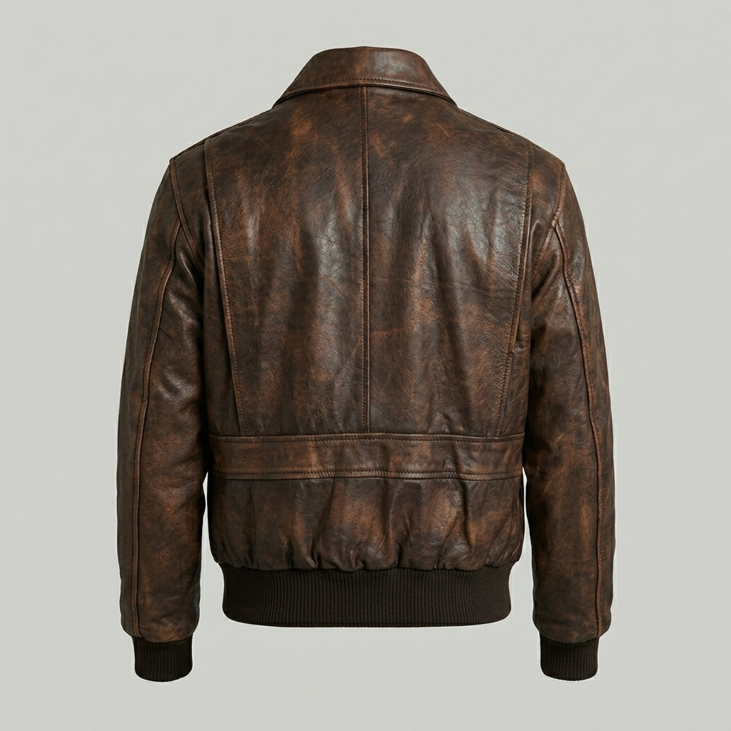 Men’s Aviator Brown WWII Flying Bomber Jacket