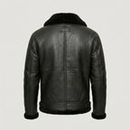 Men’s Black Hooded Bomber Jacket