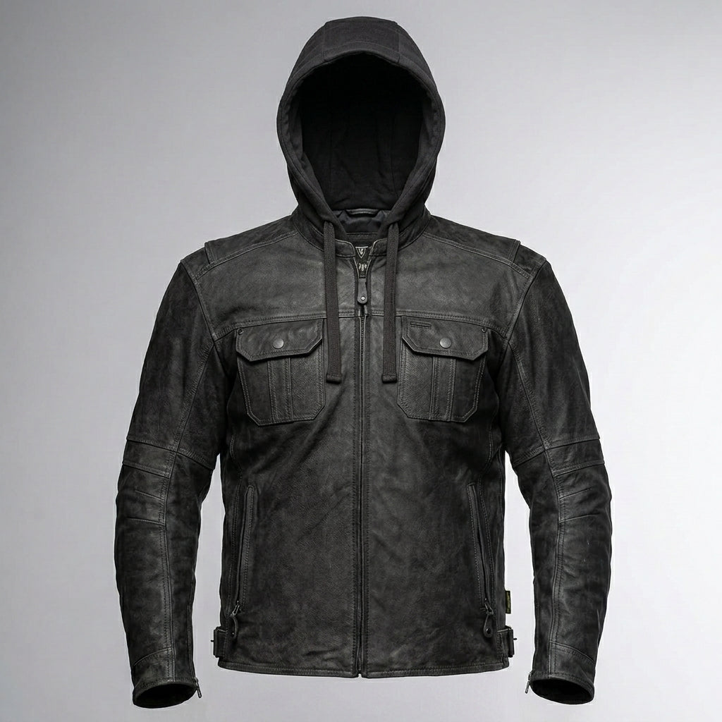 Men’s Urban Drifter Leather Jacket – Street & Stee