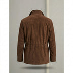Men’s Brown Suede Field Leather Jacket