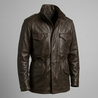 Men’s M-65 Field Leather Jacket